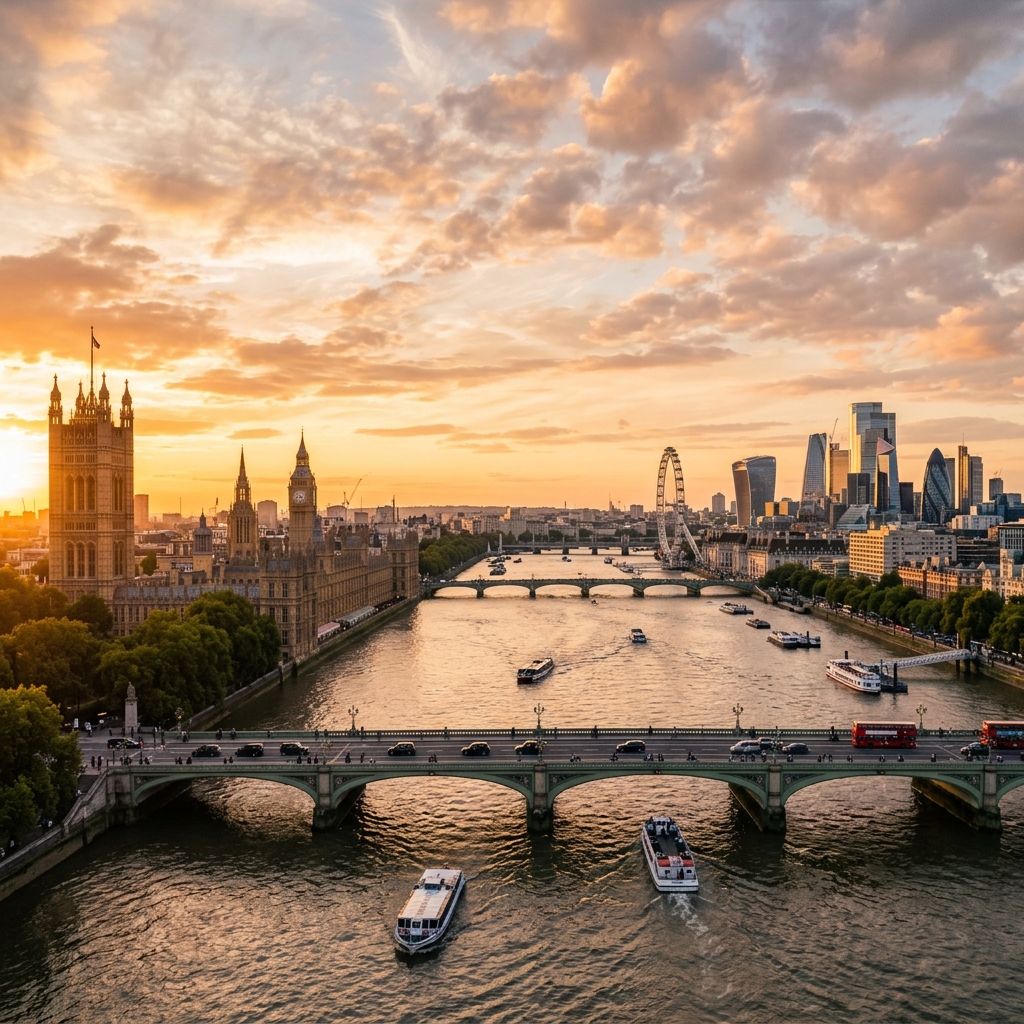 London skyline with Big Ben